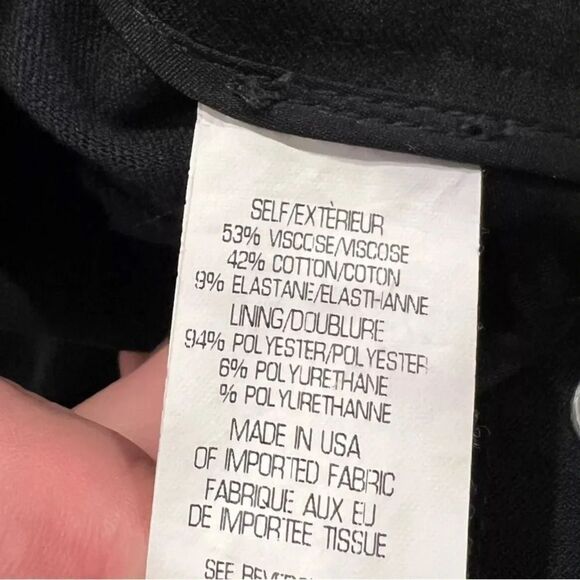 Theory Adalwen Jetty‎ Slim Zip-Pocket Pants Black Size 4 - Picture 2 of 7